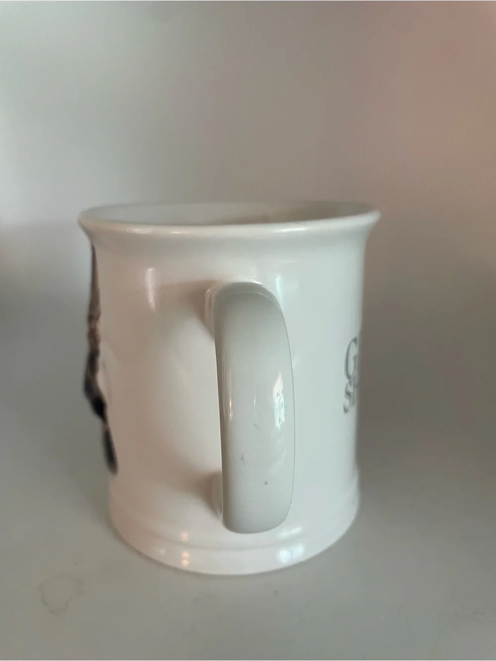 German Shepherd Dog Mug - Pet Lovers Ceramic Coffee Cup - Raised design
